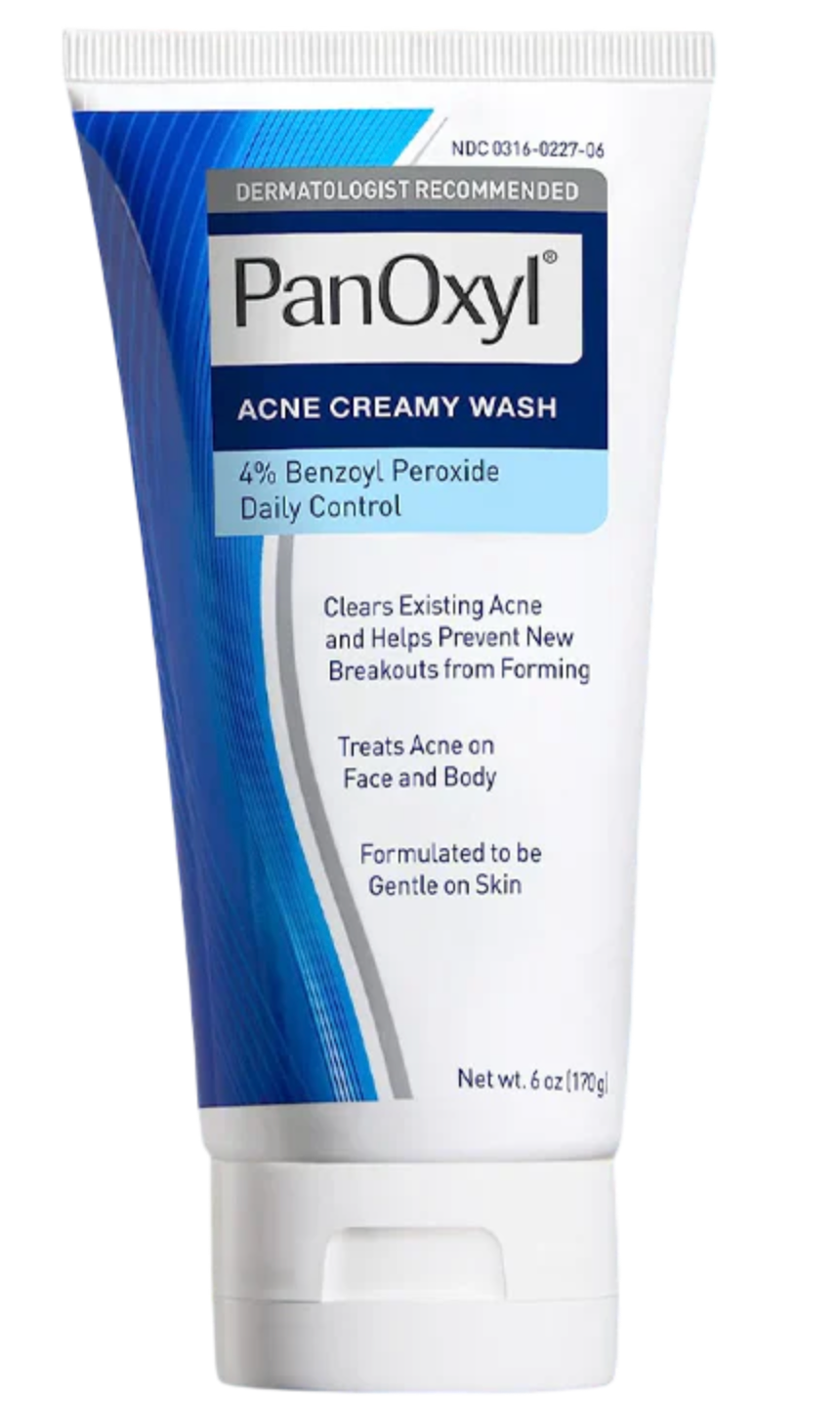 PanOxyl Acne Creamy Wash 4% Benzoyl Peroxide Daily Control 170Gm