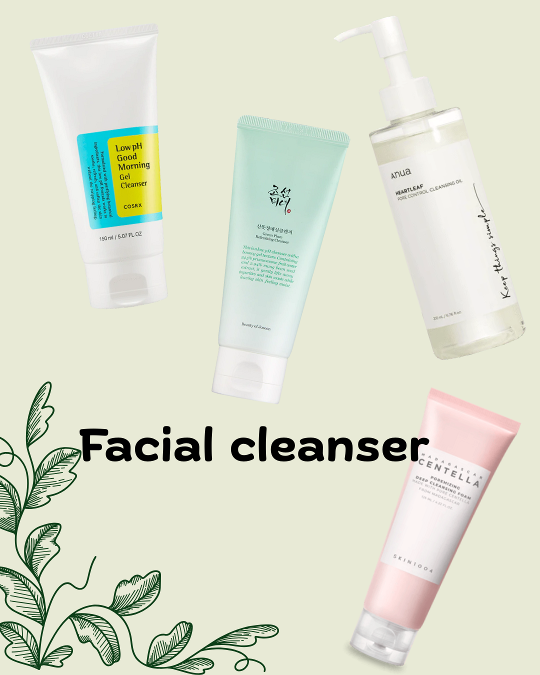 Facial cleansers
