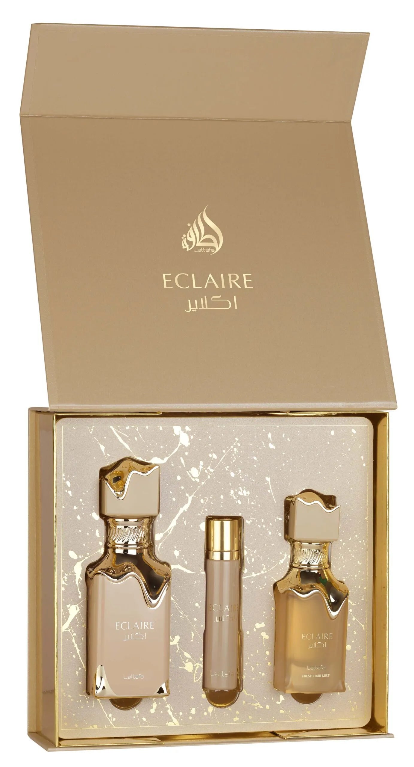 Lattafa Gift Set – Eclaire 100Ml – 12ml – Hairmist