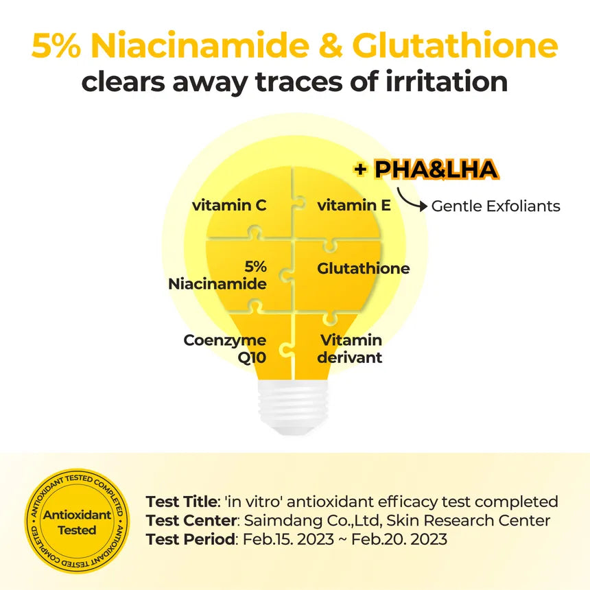 numbuzin - No.5+ Glutathione Vitamin-Niacinamide Concentrated Pad 70 Pads