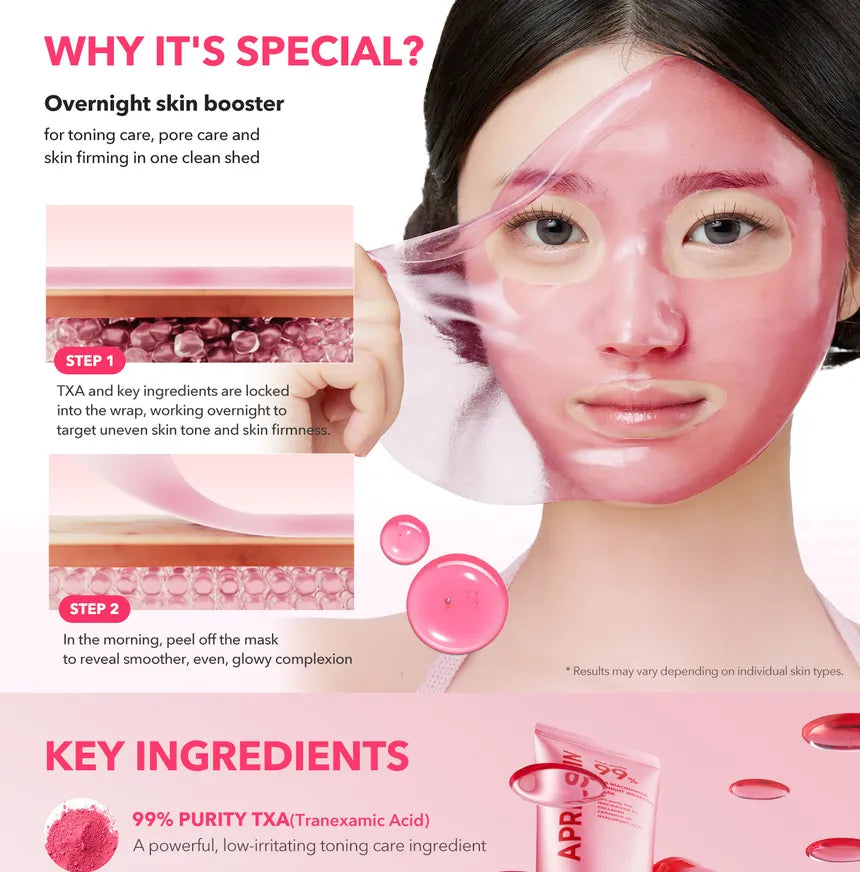 APRILSKIN - TXA Niacinamide 99 Night Wrapping Mask