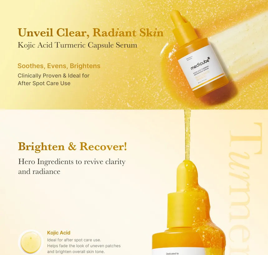 medicube - Kojic Acid Turmeric Niacinamide Serum 30ml