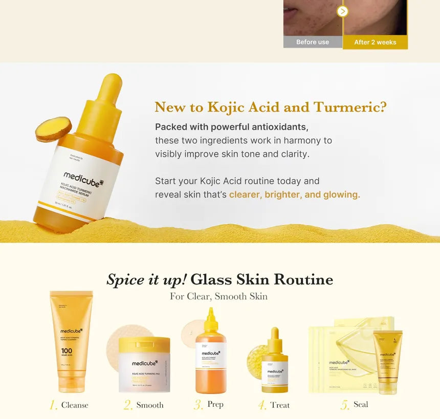 medicube - Kojic Acid Turmeric Niacinamide Serum 30ml