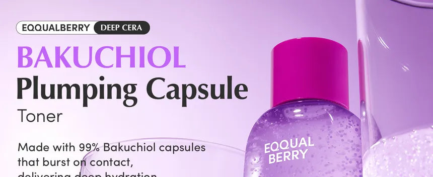 EQQUALBERRY Bakuchiol Plumping Capsule Toner