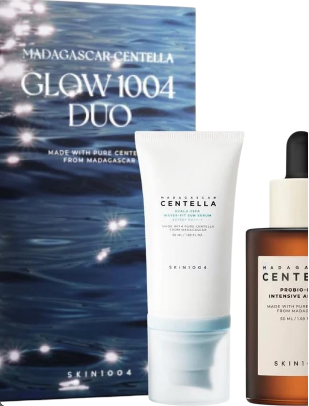 SKIN1004 Madagascar Centella Glow 1004 Amp Cica +Sun Serum