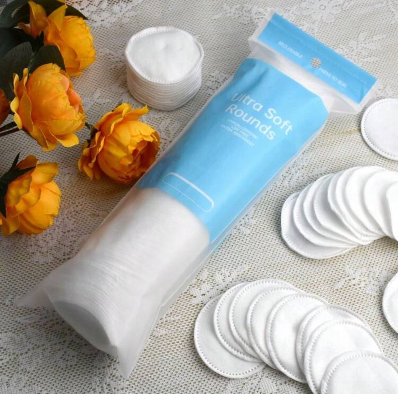 Makeup remover cotton pads 100pcs