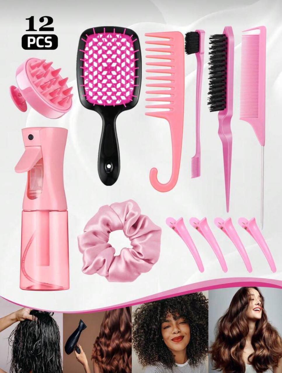 12 pcs styling tools