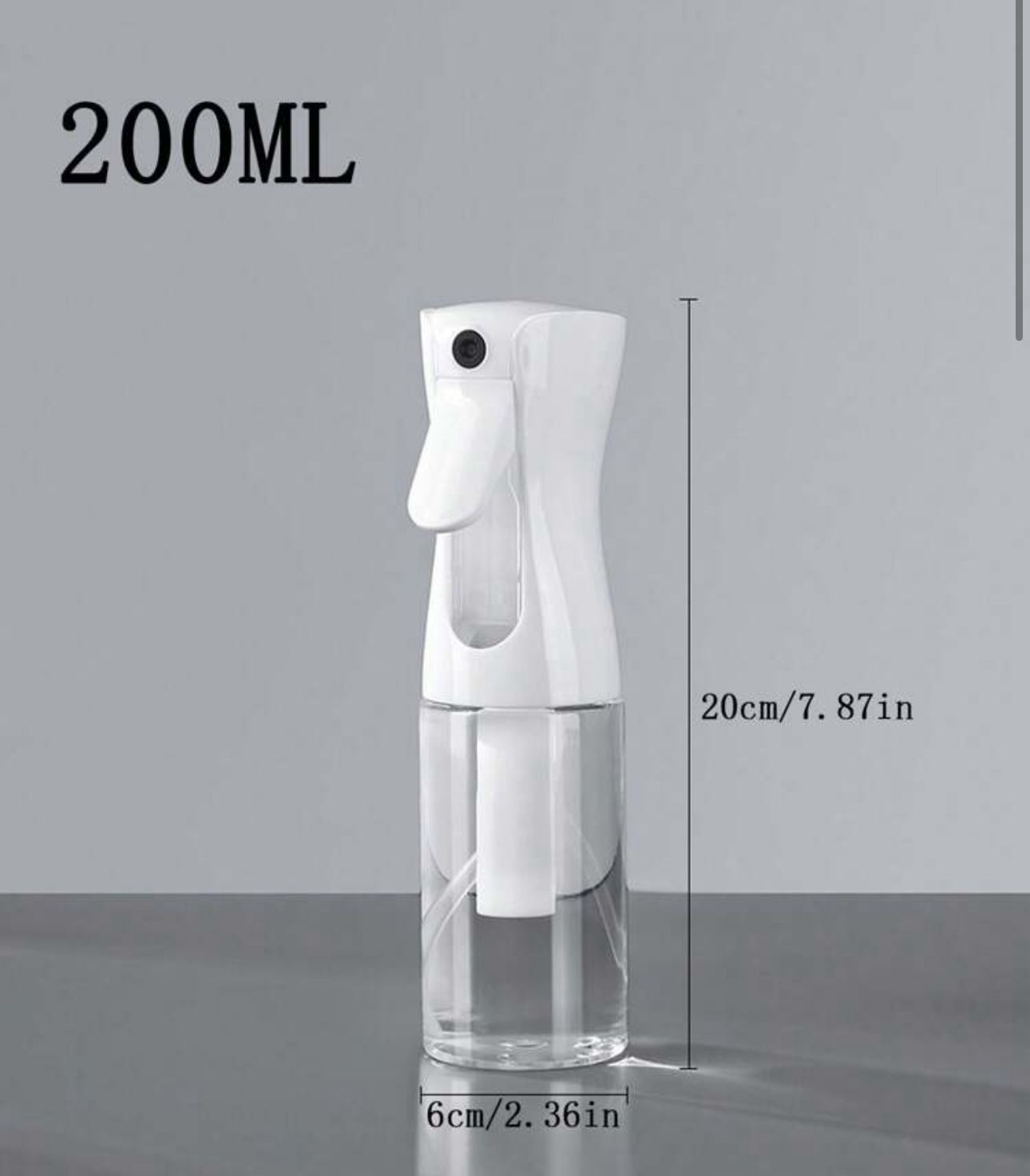 Hairdressing spray bottle 200ml